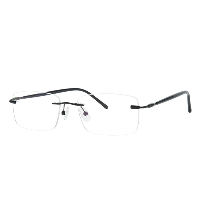500024 Rimless Rectangle Eyeglasses
