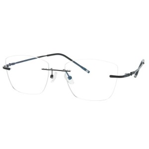 500025 Rimless Rectangle Eyeglasses