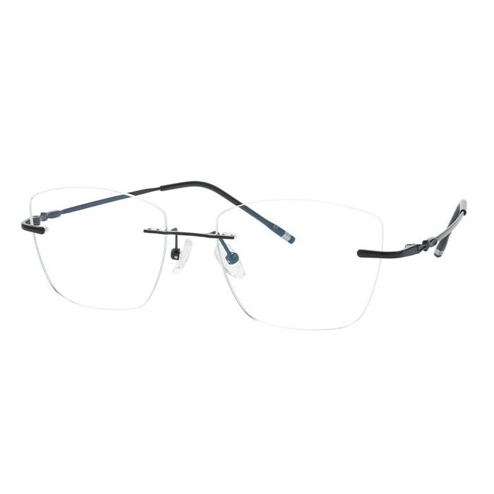 500025 Rimless Rectangle Eyeglasses