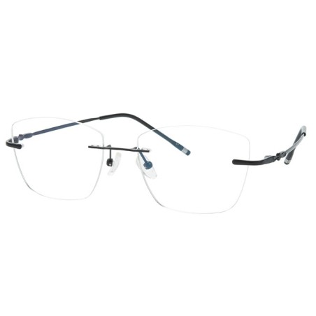 500025 Rimless Rectangle Eyeglasses