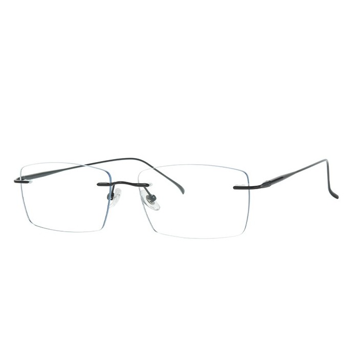 500027 Rimless Rectangle Eyeglasses