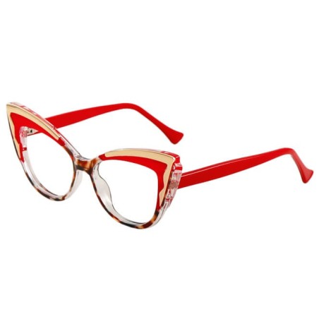 200804 Cateye Spring Hinge Eyeglasses