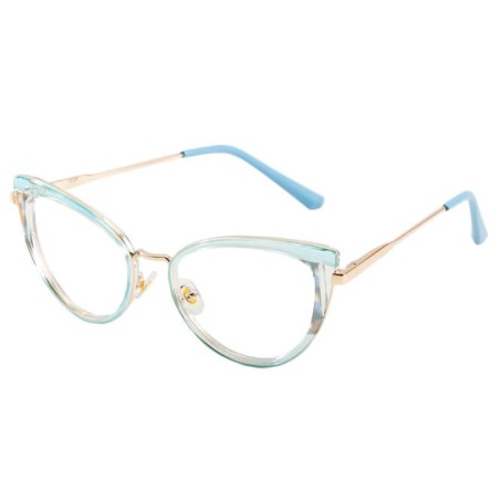 200806 Cateye Spring Hinge Eyeglasses