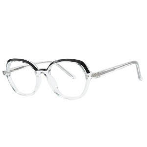 200897 Geometric Spring Hinge Eyeglasses