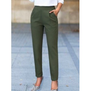 Women Plain Ankle Pants Pants Casual Spring/Fall Trousers