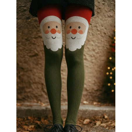 Women Christmas Vintage Spring/Fall Ankle Pants Leggings