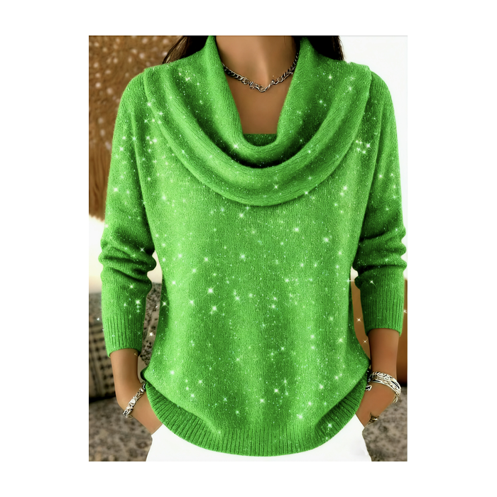 Women Plain Spring/Fall Casual Long Sleeve Crew Neck Cotton Sweater